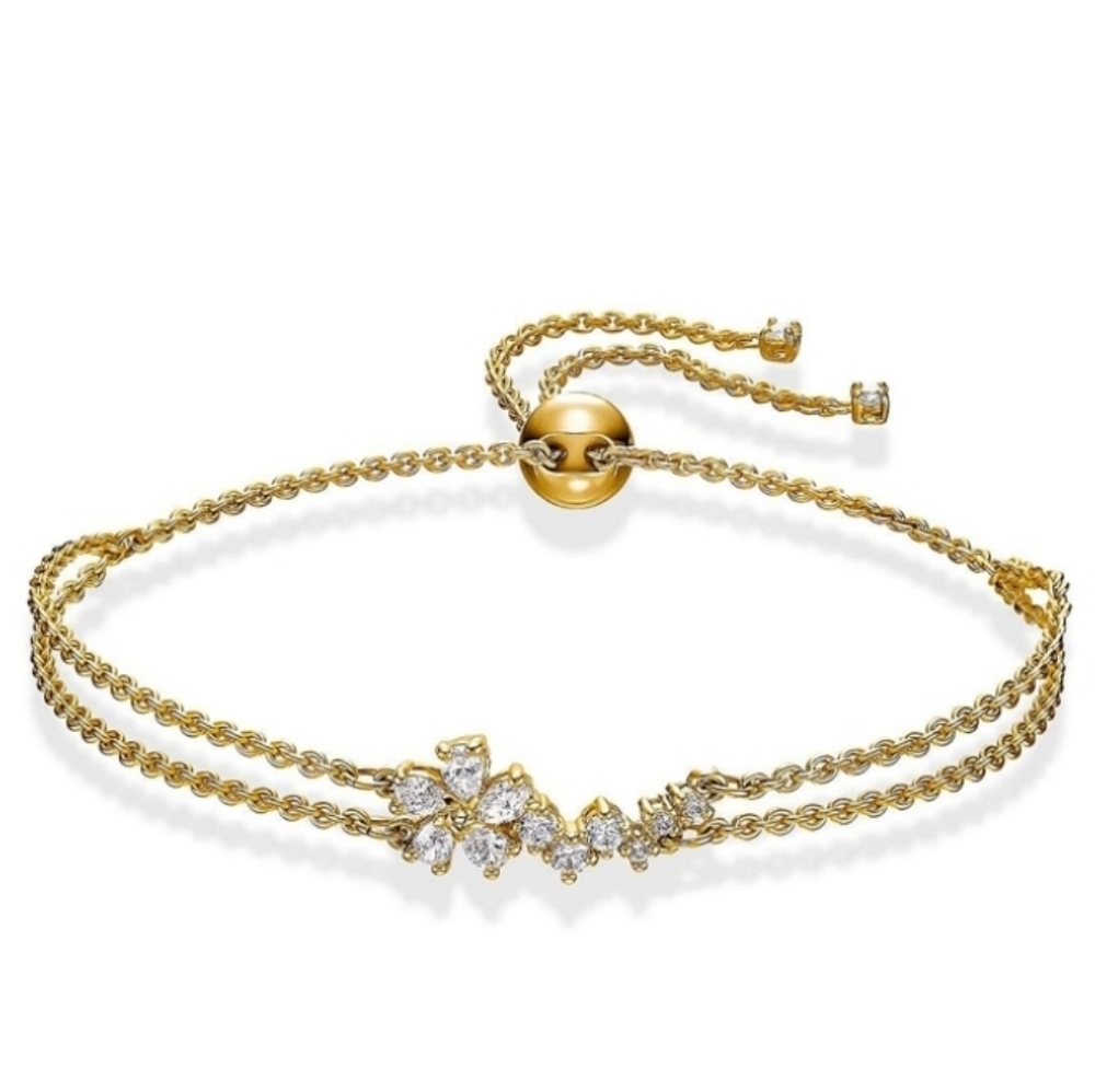 Atelier Swarovski Gold Bracelet